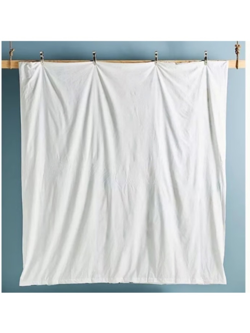 Anthropologie Briony Queen Cotton Slub Duvet Cover & 2 Standard Shams - Picture 5 of 7
